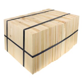 AAMA Martial Arts Taekwondo Karate Pine Wood Breaking Board Bundle - Assorted Size & Thickness - 4 x 11 x 3/4" (50pcs/Bundle)