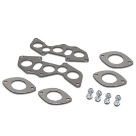Auto Dynasty Aluminum Exhaust Manifold Header Gasket Set Compatible with 06-13 Lexus IS250 IS350