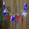 30-Count Red and Blue LED Patriotic Star Fourth of July