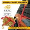 1/4" - 5/16" Ratchet Chain Binder 2600LBS with 1/4" X