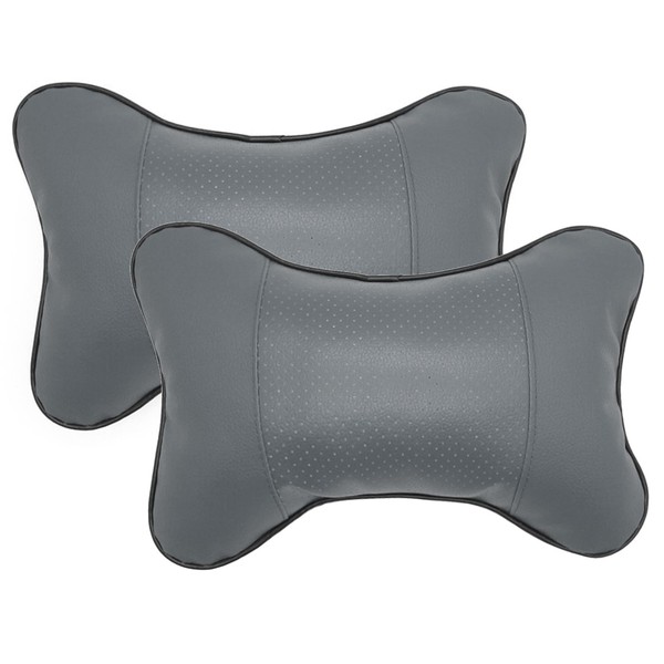 Vastsea Pack of 2 PU Leather Neck Cushion, Car Neck