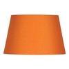 Oaks Lighting Cotton Drum Shade, 14-inch, Fabric, Satsuma/Orange
