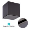 Sumnacon Square Leather Tissue Box Cover - Stylish Cube Tissue