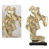 Couples Kiss Sculpture Exquisite Decorative Resin Kissing Lover Figurine Home