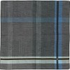 Lanvin on Blue 17506009 Men's Yarn-Dyed Handkerchief, Men's Plaid Handkerchief,