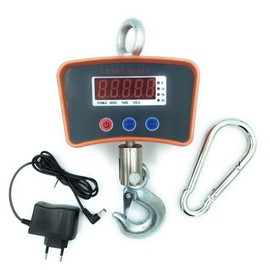 TEMPO DI SALDI Professional Industrial Digital Scale with Dynamometer Hook up to 1000kg