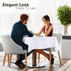 Utopia Kitchen 2 Pack Rectangle Table Cloth [54x78 Inches, White]