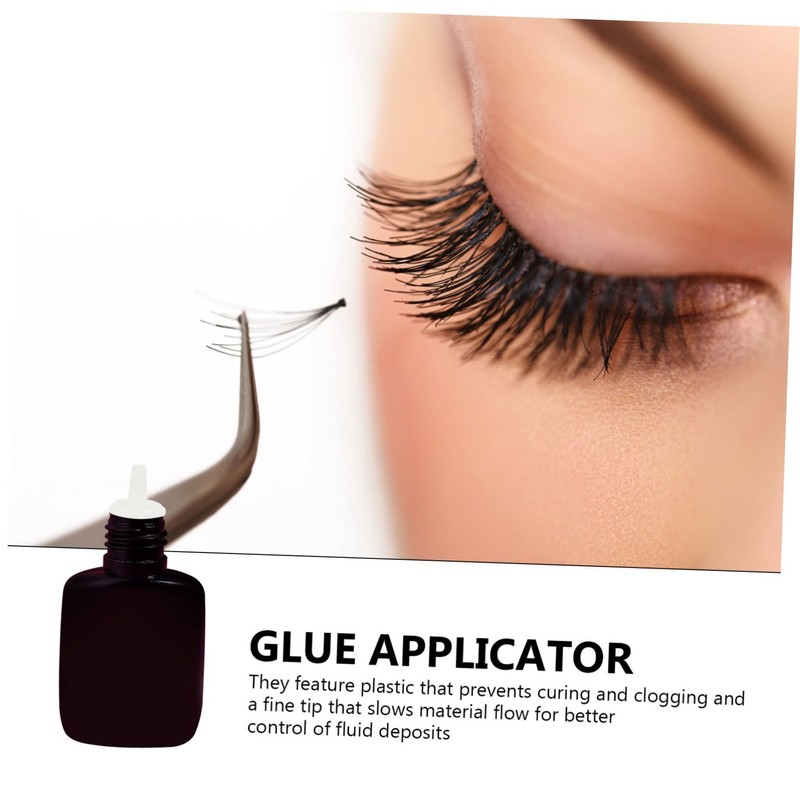 SAFIGLE 100PCS Eyelash Glue Bottle Caps Lash Bottle Plugs for