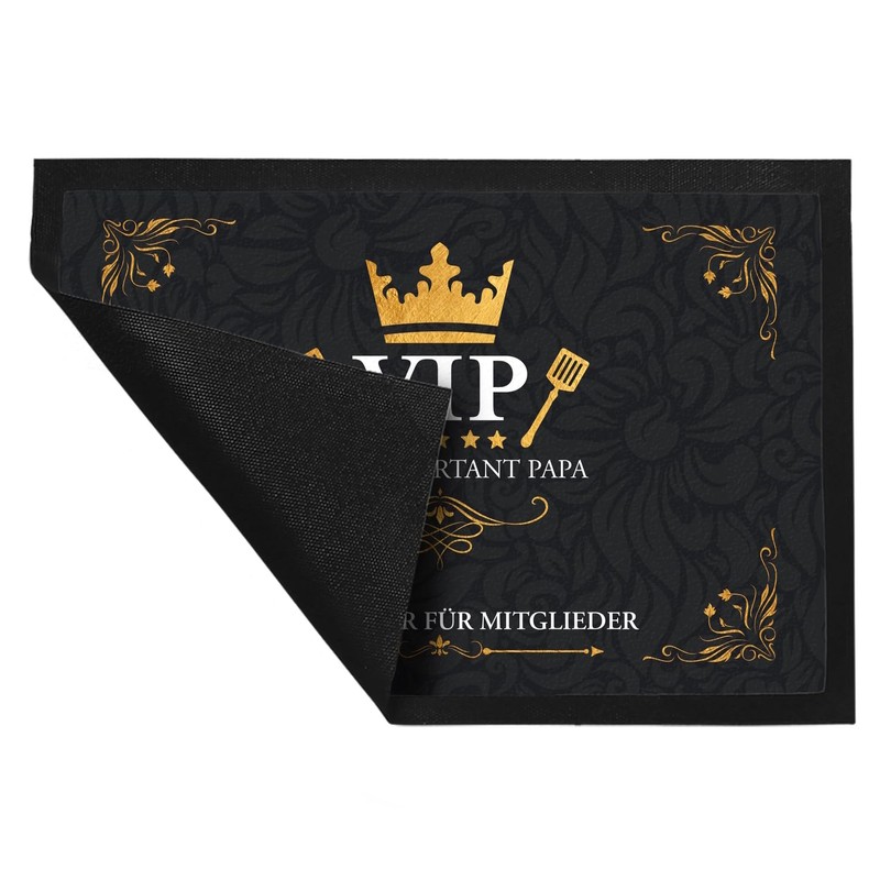 trendaffe Very Important Papa Doormat with VIP Motif