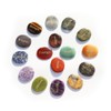 Mix 6PCS Thumb Worry Stones, Engraved Inspirational Stones, 6 Different