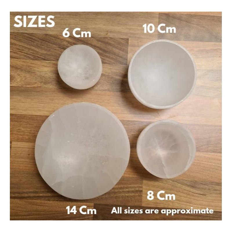 Heimtex Heimtex Selenite Crystal Bowl - Round Selenite Crystal Cleansing