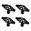 DOITOOL 4pcs Bird Door Knobs Creative Pull Handles Drawers Cabinets