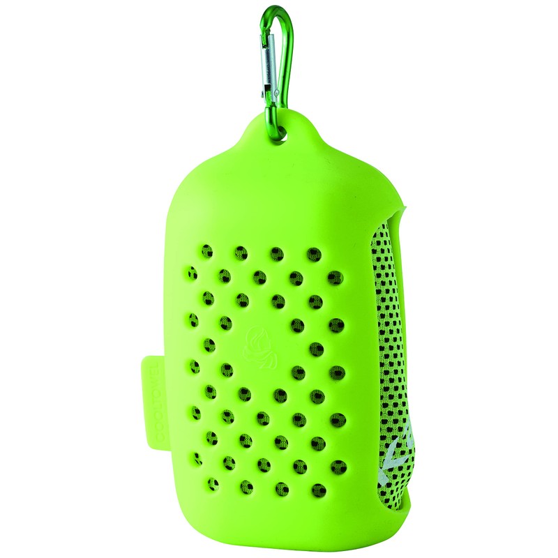 Casco KCTW-2015 Cool Towel with Carabiner, Green, Japan, Free Size,
