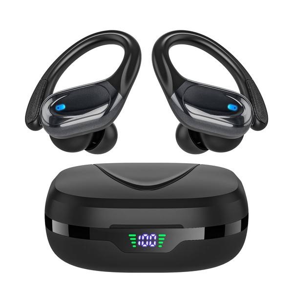Wireless Earbuds Bluetooth Headphones 80hrs Playback Ear Buds Power Display