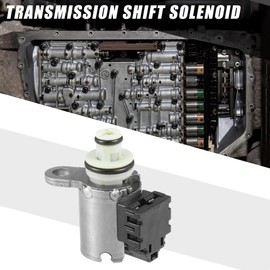 X AUTOHAUX Transmission Shift Solenoid for HYUNDAI STAREX 2007-2011 Metal Silver Tone Black