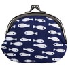 Maruzen Wallet, Coin Case, Bleaching, 3.3 Size, Small Fish 0