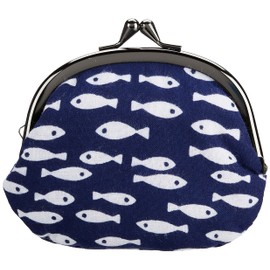 Maruzen Wallet, Coin Case, Bleaching, 3.3 Size, Small Fish 0