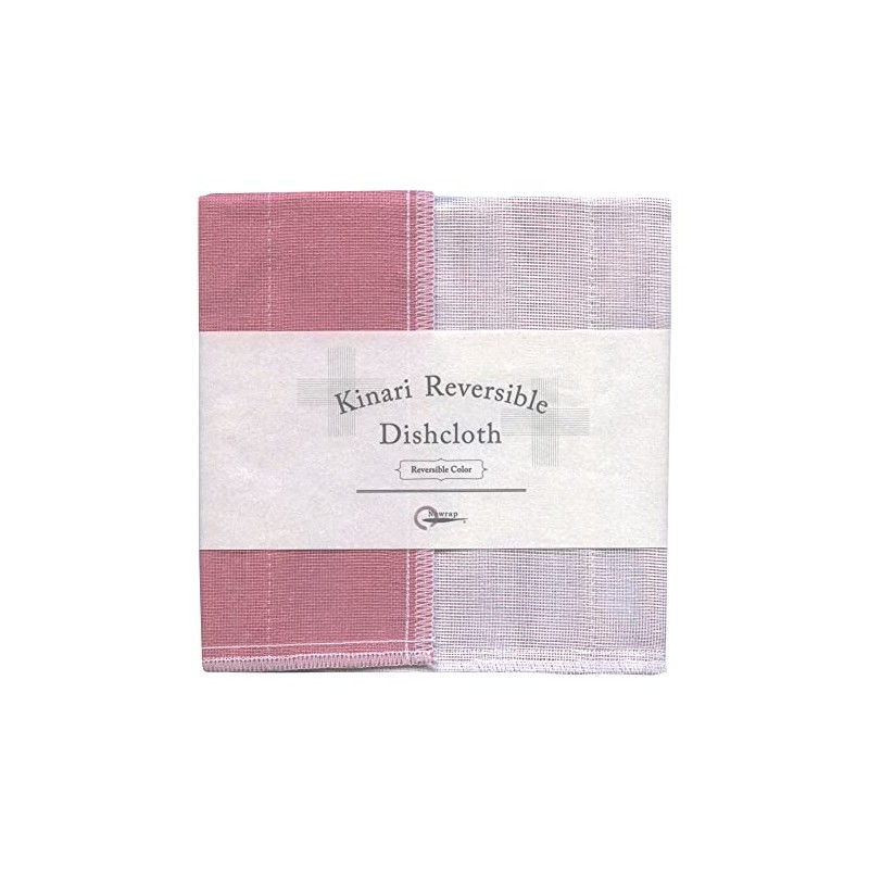 Nawrap Kinari Reversible Dishcloth, Durable and Absorbent, Lavender X Natural
