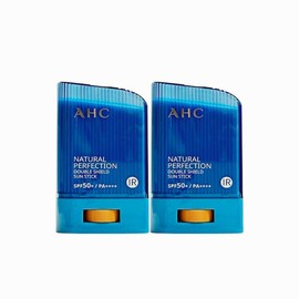 AHC Natural Perfection Double Shield Sun Stick 14g (Blue) 2ea / AHC 내추럴 퍼펙션 더블 쉴드 선스틱 14g (파랑) 2개