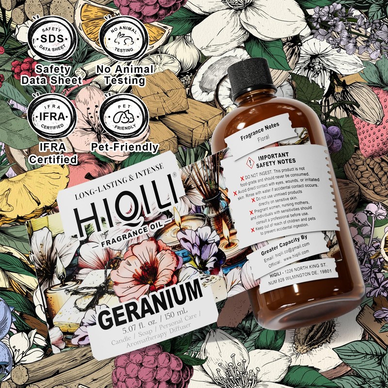 HIQILI Fragrance Oil for DIY Use - Soap & Candle