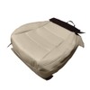 Mievlyo Driver Side Bottom Replacement Leather Seat Cover Tan Compatible