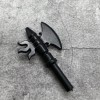 MuseBrickArts 5pack Knight Axe Black Blocks Weapons Accessories for Minifigures