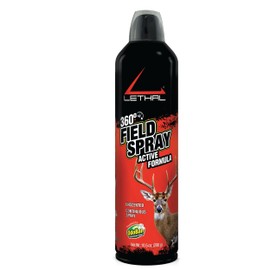 LETHAL 360-Degree Field Spray Active Formula with Human Scent Eliminating Agent for Hunting Clothes, Gear, and Equipment, Unscented, 10 Ounce Spray Bottle