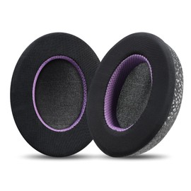 JHK Ear Pads Cushions Replacement WH-1000XM3, Ice Sensation Ear Pads Cushions with High-Density Noise Isolation Foam, Elevate Comfort, Thickness & Sound Isolation (Black Purple)