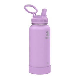 Cocosmile Robot - Botella de agua térmica de acero inoxidable con aislamiento al aspiradora (16.9 onzas), duradera y a prueba de fugas, fácil de abrir