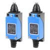 uxcell ME-8111 Plunger Momentary Limit Switch 1NC+1NO 2Pcs for CNC