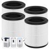 XBWW 4 Packs B-D02L B-D02U M05 Replacement Filters Compatible with