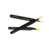 Stainless Steel Eyelash Extension Tweezers Straight, Curved,Angled Set of 3