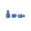 Luer Lock Combination Stoppers Sterile Blue Pack of 100