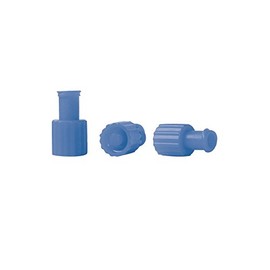 Luer Lock Combination Stoppers Sterile Blue Pack of 100
