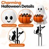 Halloween Ghost Pumpkin Stake Light for Yard – 2D Outdoor