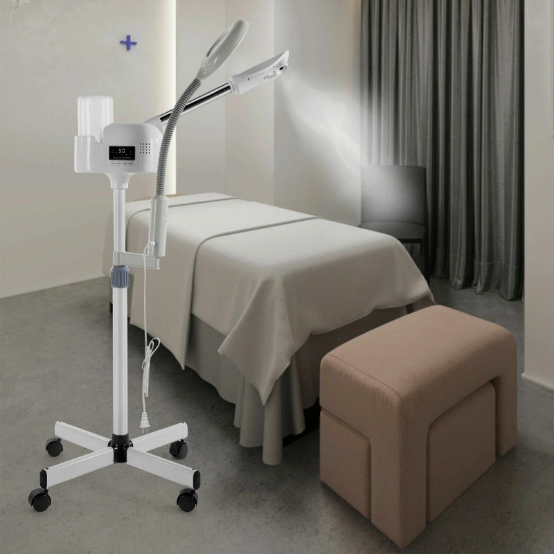 Artist Hand 2IN1 Hot Facial Steamer 5X LED Magnifying Lamp
