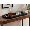 Kate and Laurel Farson Modern Decorative Wood Rectangle Tray with