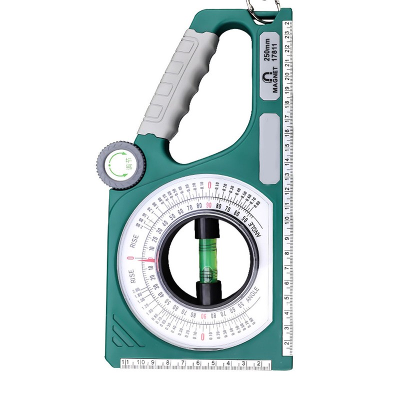 Inclinometer Multifunctional Bubble Level Angle Meter Clear Scale High Strength
