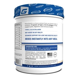 Gaspari Nutrition Colágeno De Caldo De Huesos 480 G Sabor Vainilla                                                                                    