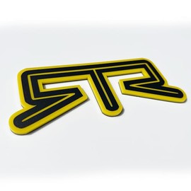 Factotum MotorSports 1pc Rear RTR Emblem Fits Ford Mustang Deck Lid (Yellow)