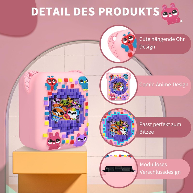 MOWYEOK Protective Case for Bitzee Interactive Toy Digital Pet, Protective