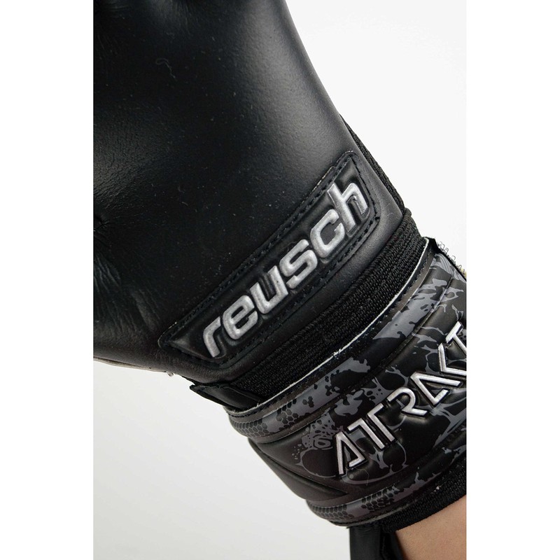 Reusch Attract Infinity Finger Support Junior Goalkeeper Gloves with Very