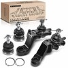 A-Premium Set of 4, Front Upper & Lower Ball Joints
