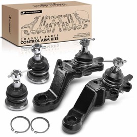 A-Premium Set of 4, Front Upper & Lower Ball Joints Kit, Compatible with Toyota Tacoma 1995-2004, 4WD Only