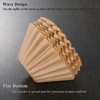 MUCXNIIY 2-5 Cup Coffee Filters, Pack of 100 Unbleached Coffee