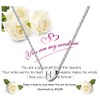 SKQIR Heart Necklace with Initial Silver Letter H,Tiny Heart Pendant