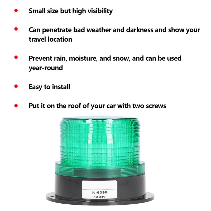 LED Strobe Light Warning Safety Flashing Beacon Light for Car