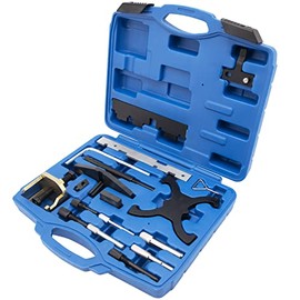 Engine Timing Tool Kit Compatible with Ford Mazda 1.4 1.6 1.8 2.0 Di/TDCi/TDDi ESCOBOOST 1.6 Ti-VCT 1.5/1.6 VVT Camshaft Flywheel Locking Tool, Engine Cam Holding Tool 303-1555 303-1550 303-1097