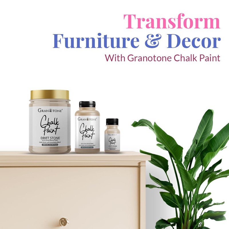 GRANOTONE Chalk Paint Matt Finish Water Based Acrylic Paint 8.5