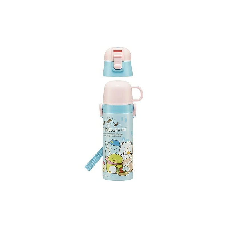 Ultralight 2-Way Stainless Steel Bottle, Sumikko Gurashi, Kawaouto to Sumikko,